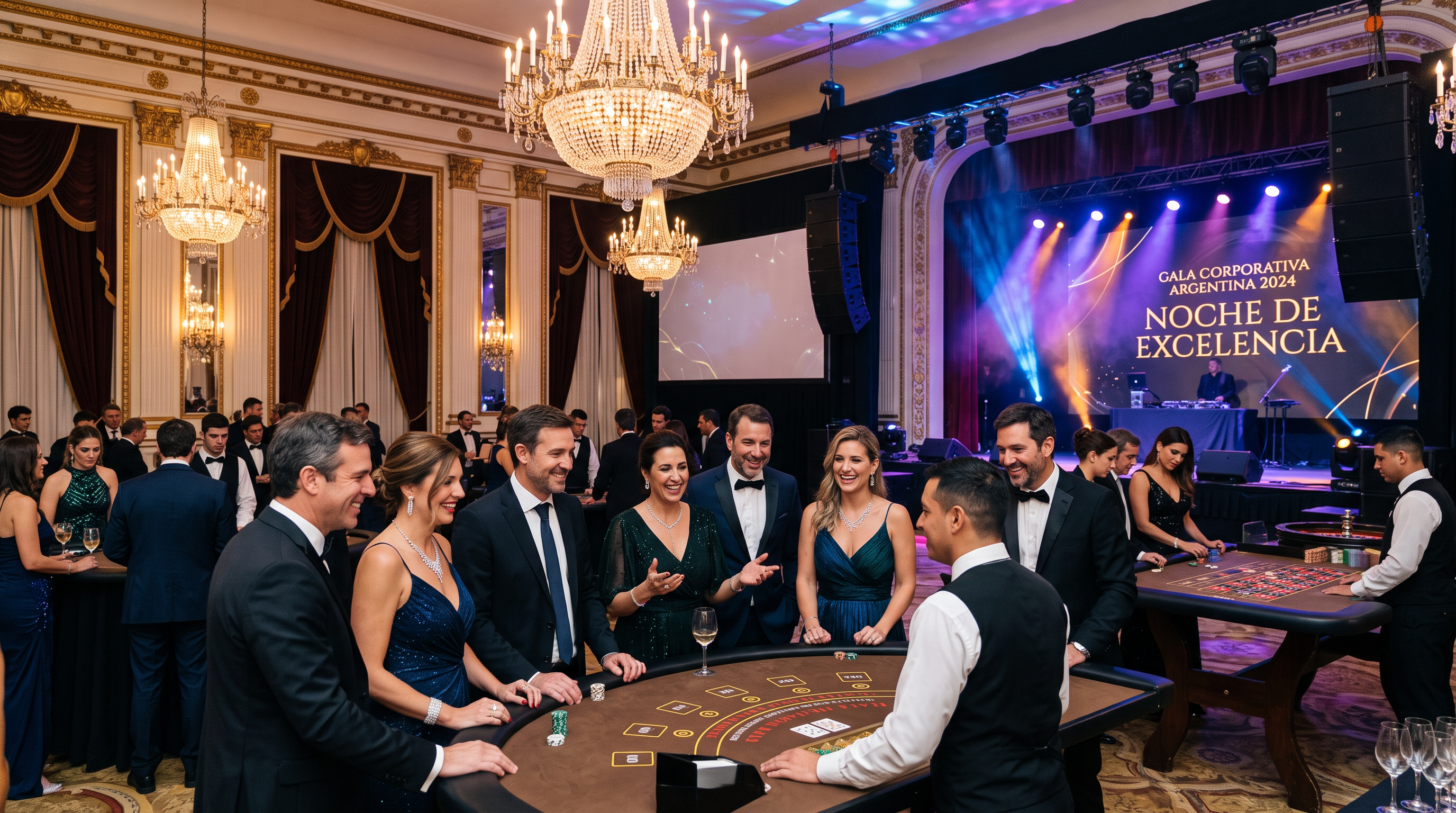 Gala corporativa premium organizada por GaminEventsHub en Buenos Aires